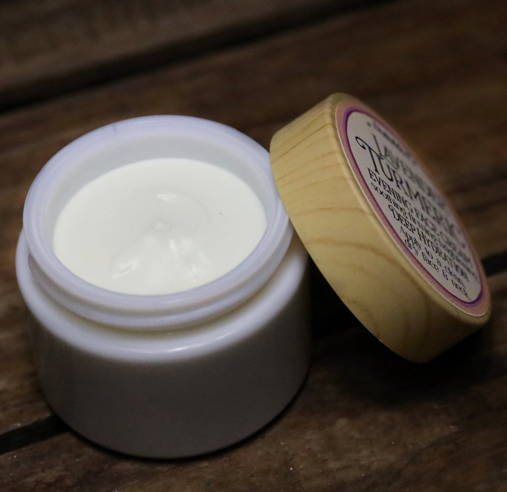 Lavender Turmeric Evening Face Cream | Rich Night Moisturizer for
