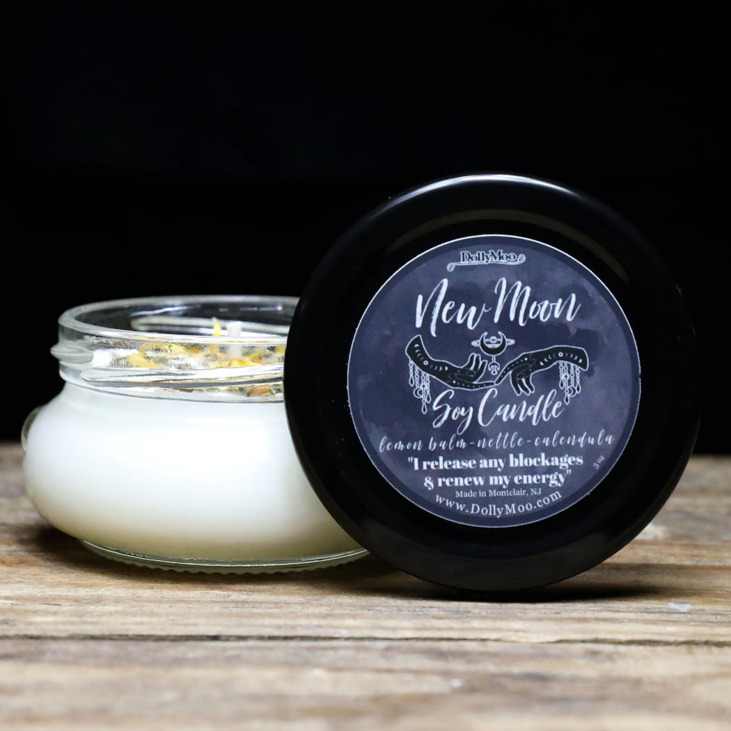 New Moon Soy Candle NEXT NEW MOON: November 20st, 2025
