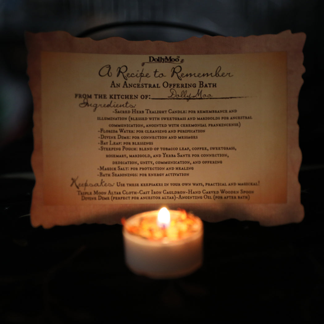A Recipe To Remember - An Ancestral Offering Bath