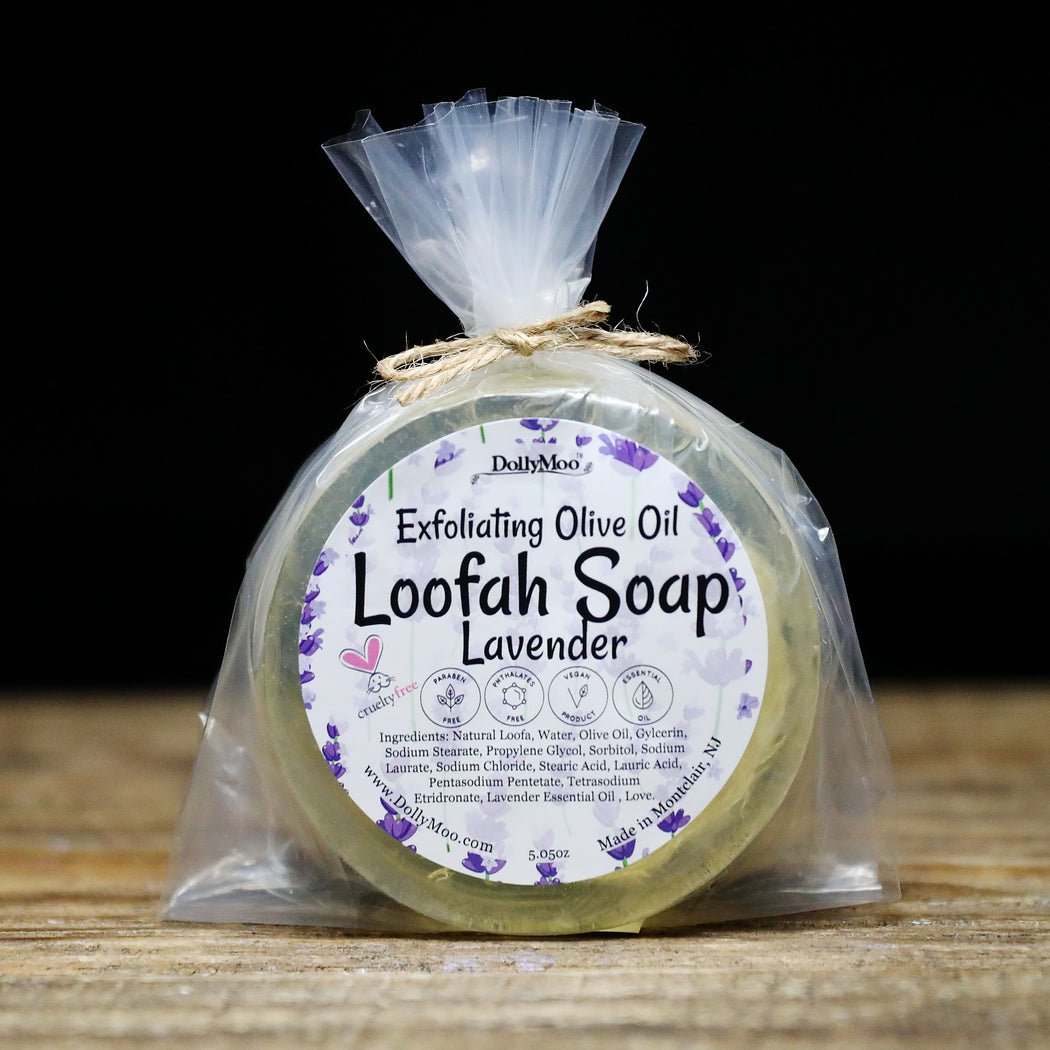Exfoliating Olive Oil Aloe Loofah Soaps
