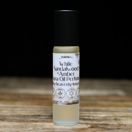 White Sandalwood & Amber Aura Oil Perfume