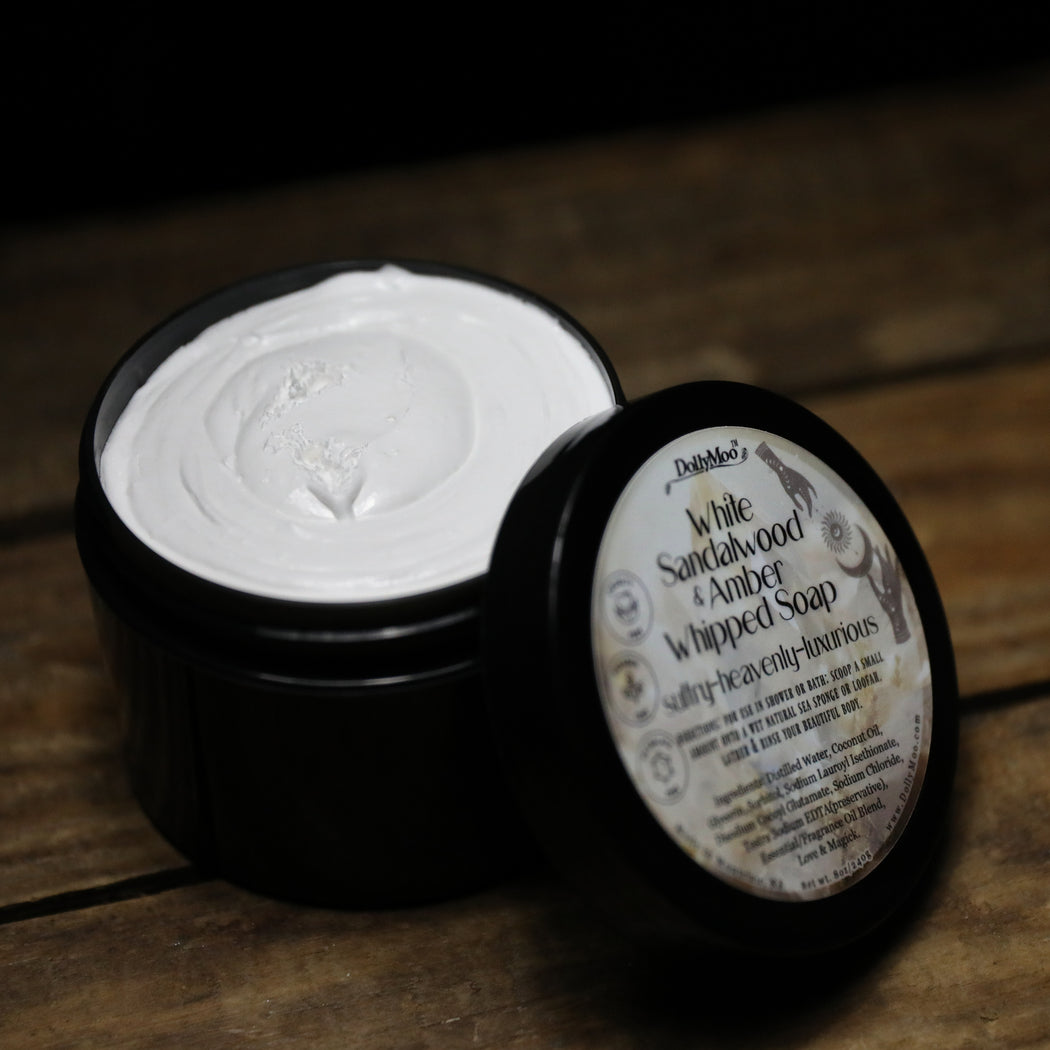 White Sandalwood & Amber Whipped Soap