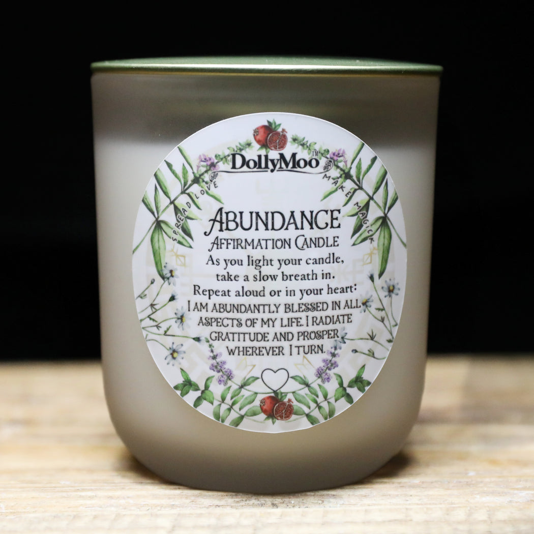 Abundance Affirmation Soy Candle