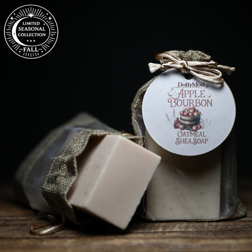 Apple Bourbon Oatmeal Shea Soap