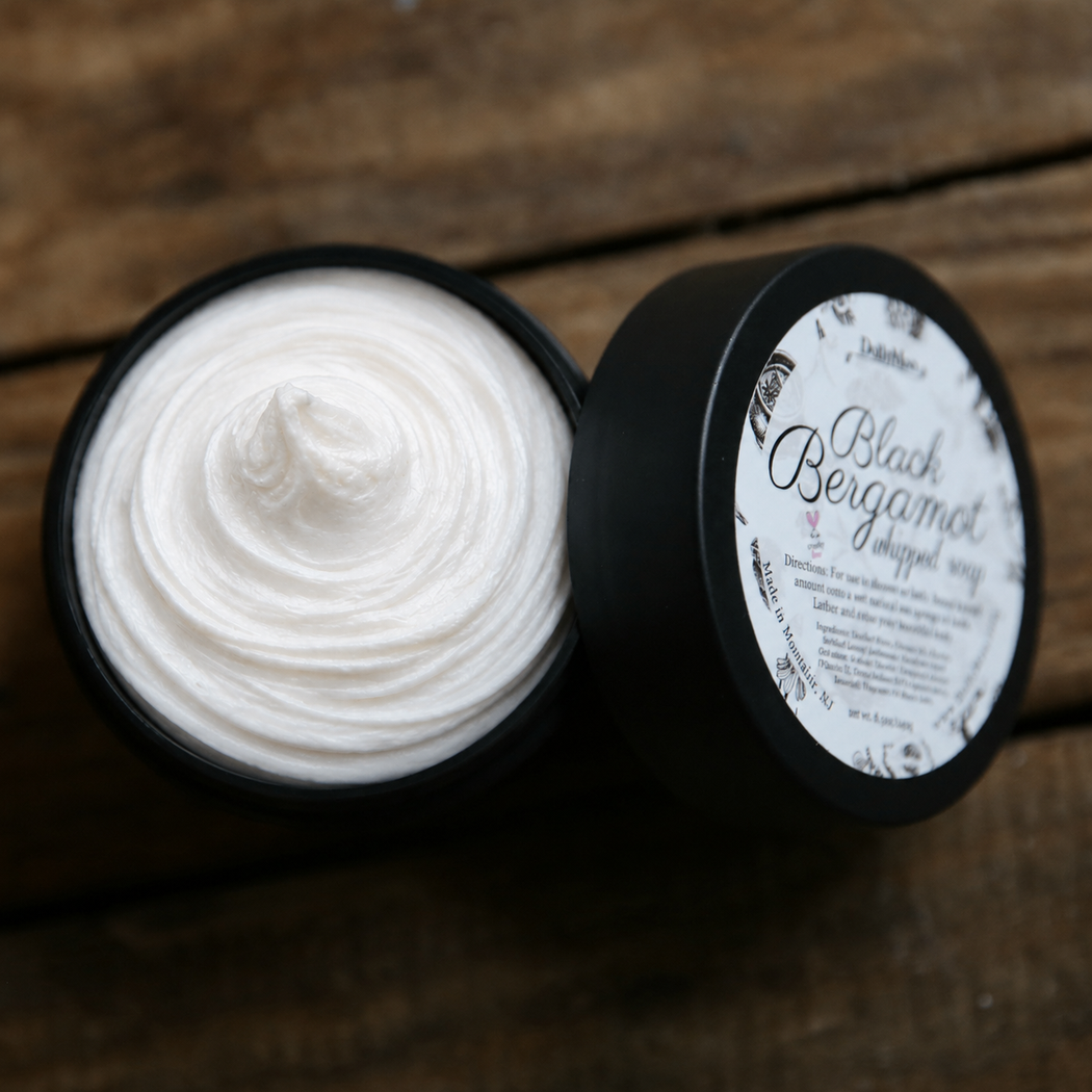 Black Bergamot Whipped Soap