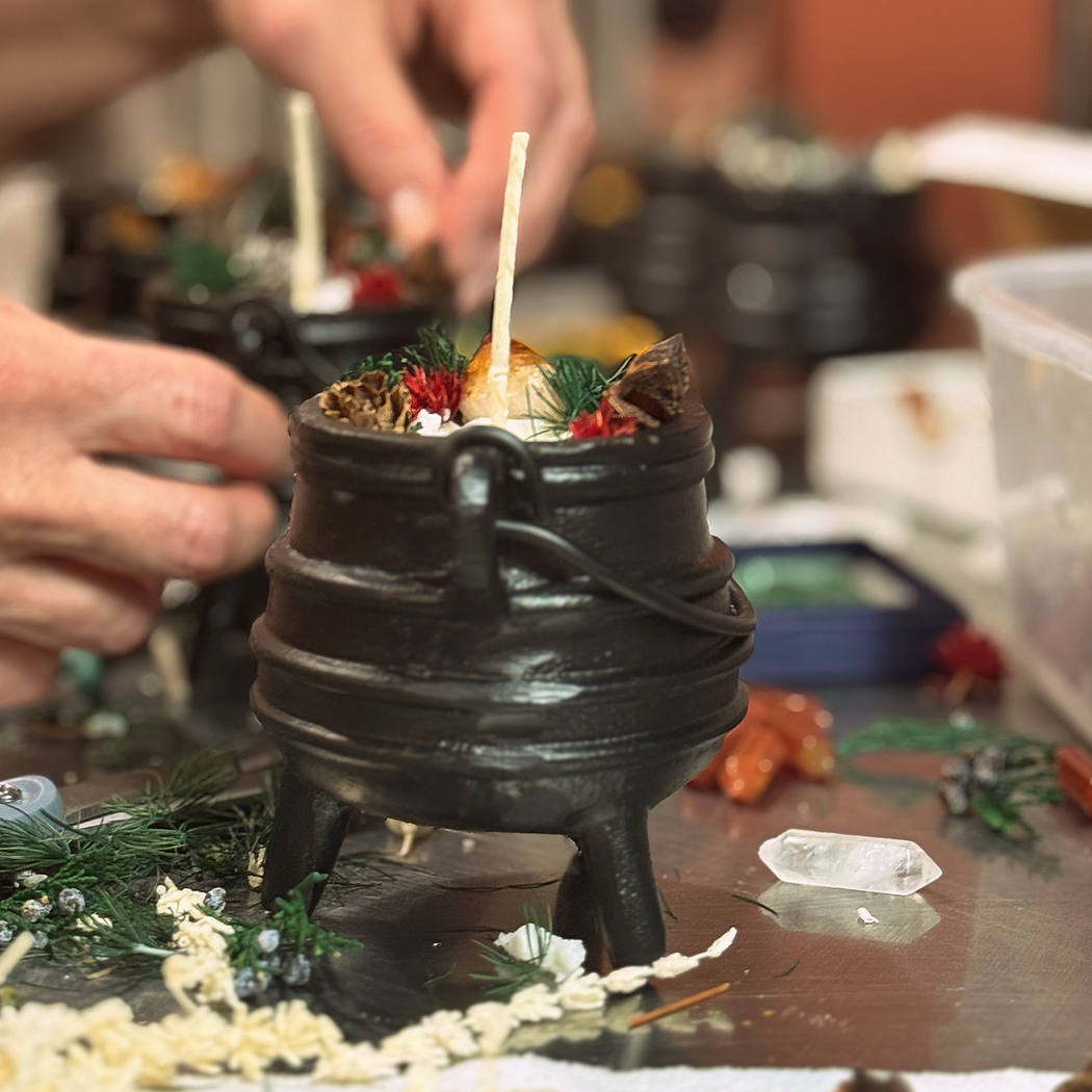 Merry Magick Cauldron Candle