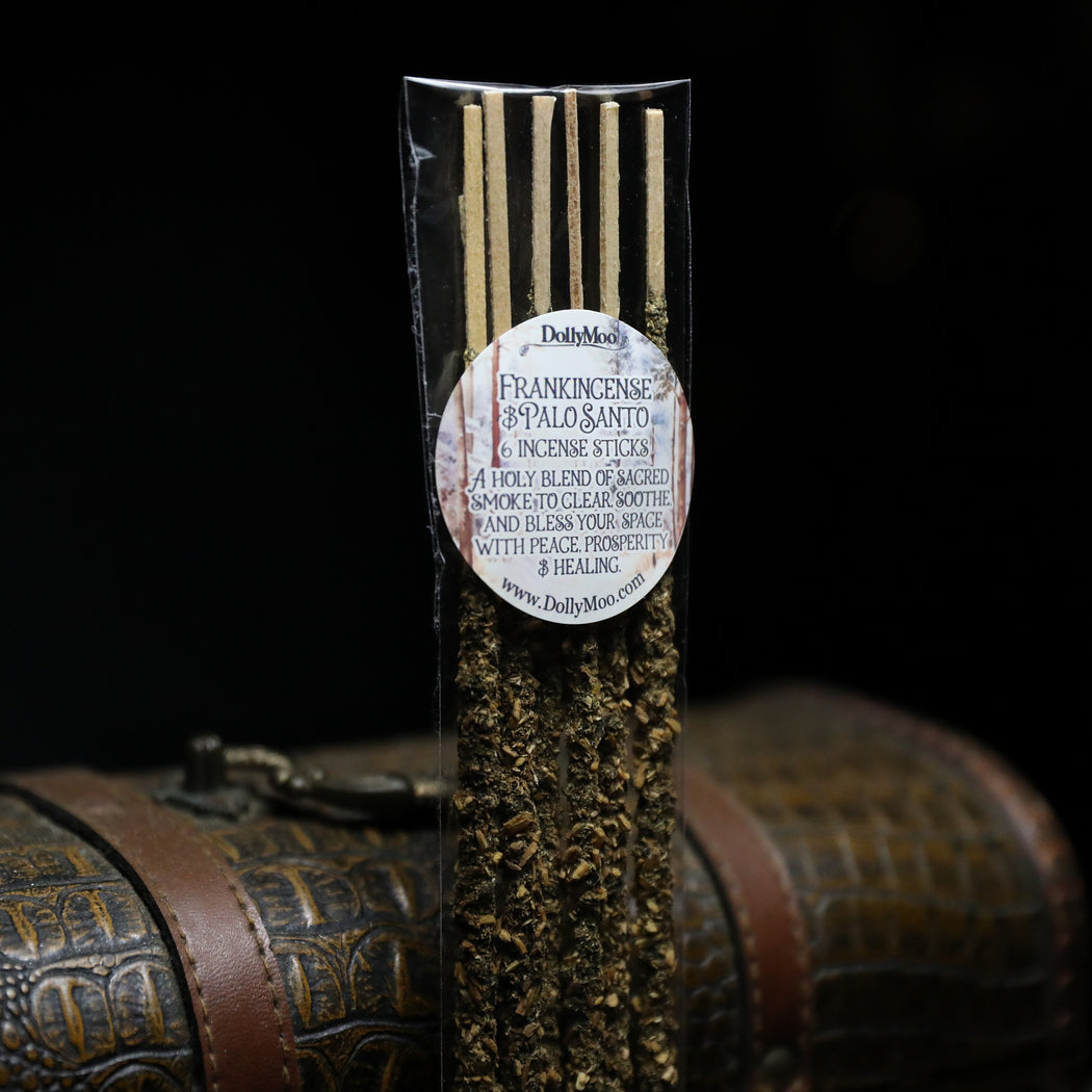 Frankincense & Palo Santo Resin Dipped Incense