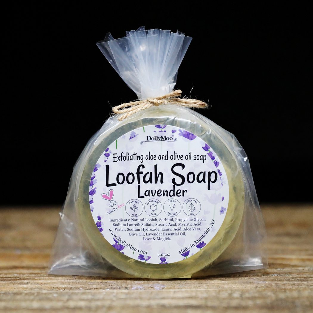 Exfoliating Olive Oil Aloe Loofah Soaps