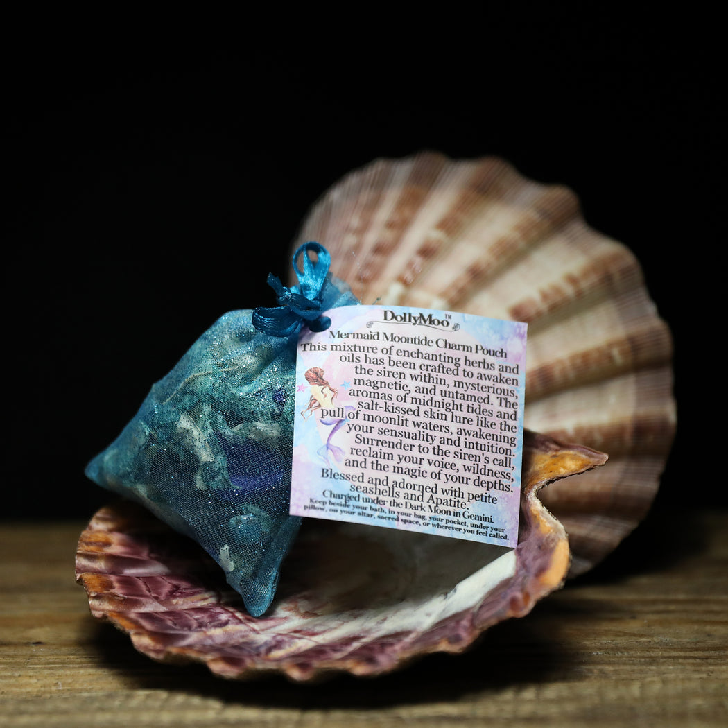 Mermaid Moontide Charm Pouch