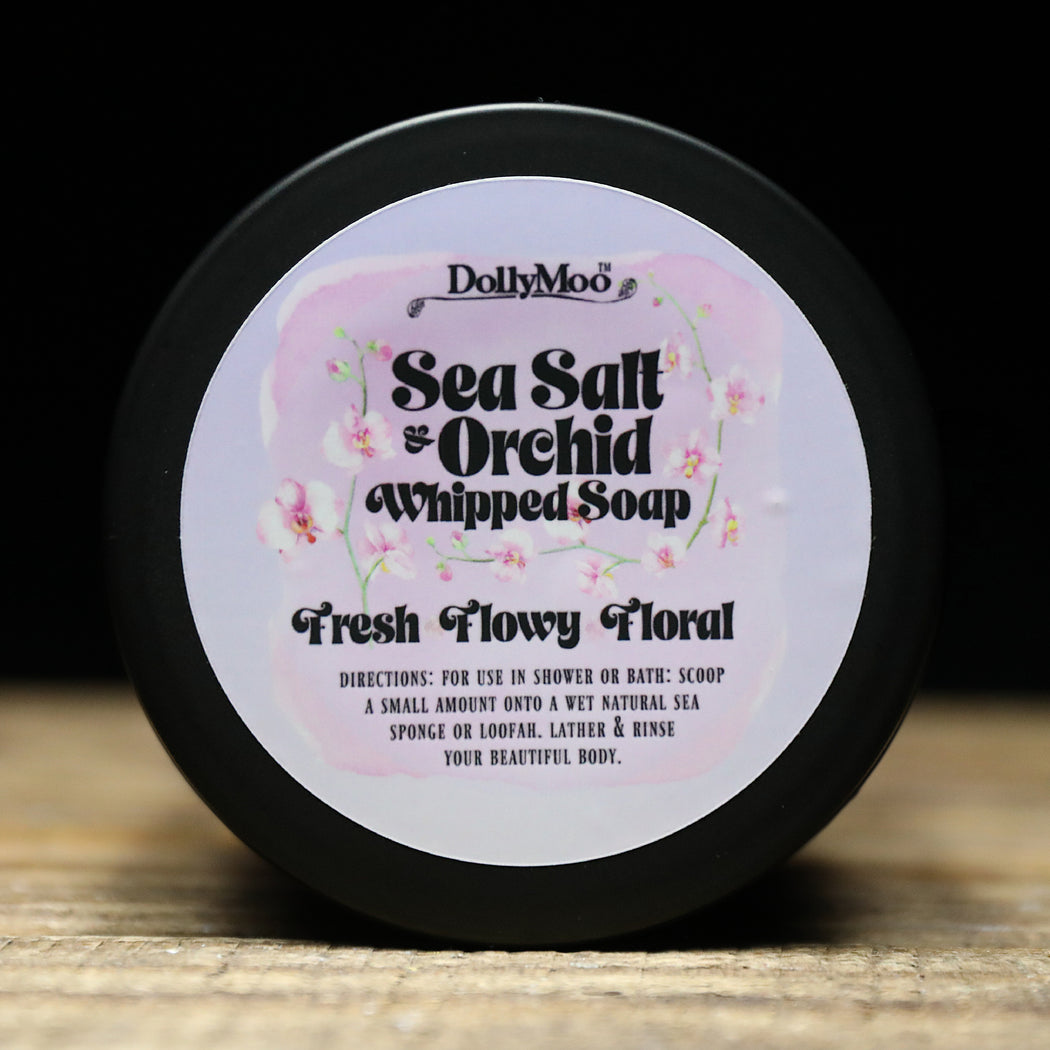 Sea Salt & Orchid Whipped Soap