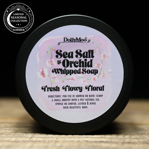 Sea Salt & Orchid Whipped Soap
