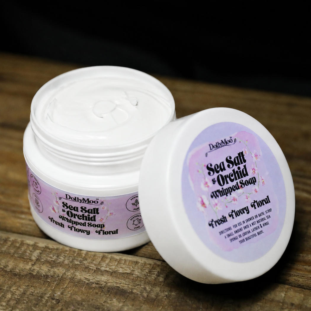 Sea Salt & Orchid Whipped Soap