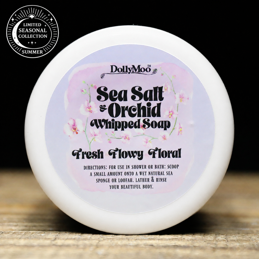Sea Salt & Orchid Whipped Soap