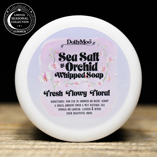 Sea Salt & Orchid Whipped Soap
