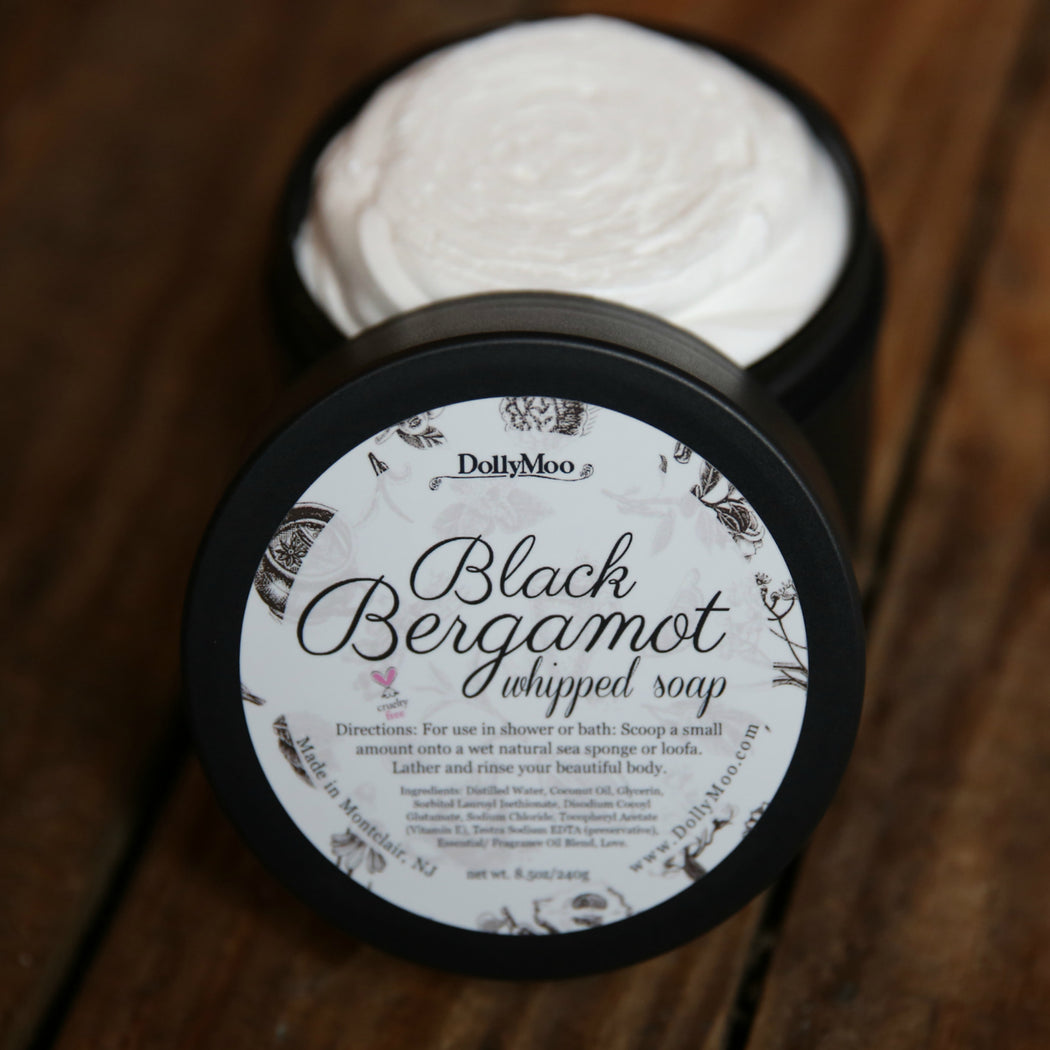 Black Bergamot Whipped Soap