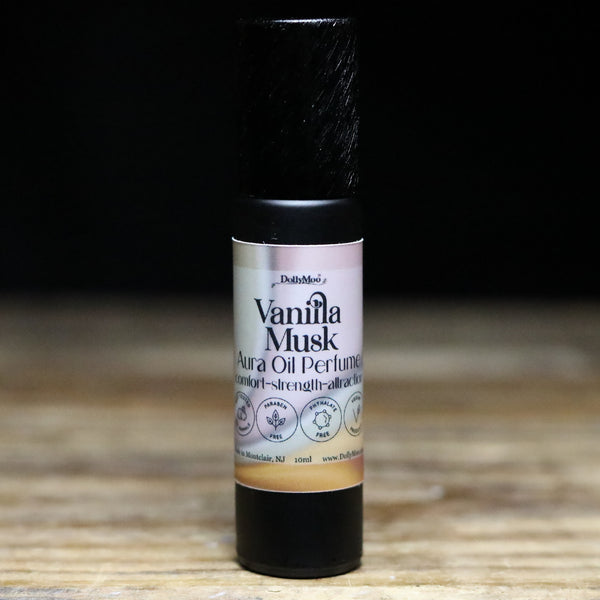 Vanilla Musk Perfume Oil – Warm Sweet Roll-On Fragrance (10ml