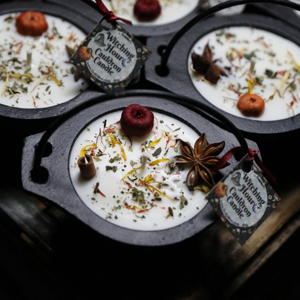 Witching Hour Cauldron Candle