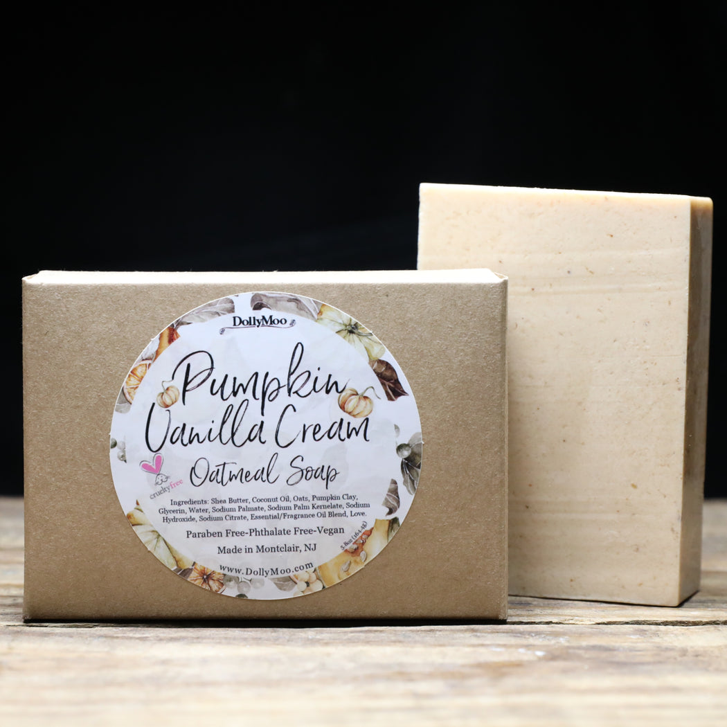 Pumpkin Vanilla Cream Oatmeal Soap
