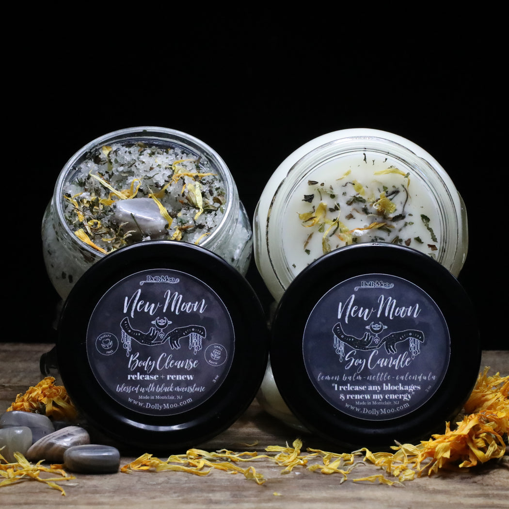 New Moon Cleanse & Candle NEXT NEW MOON: October 13th, 2023