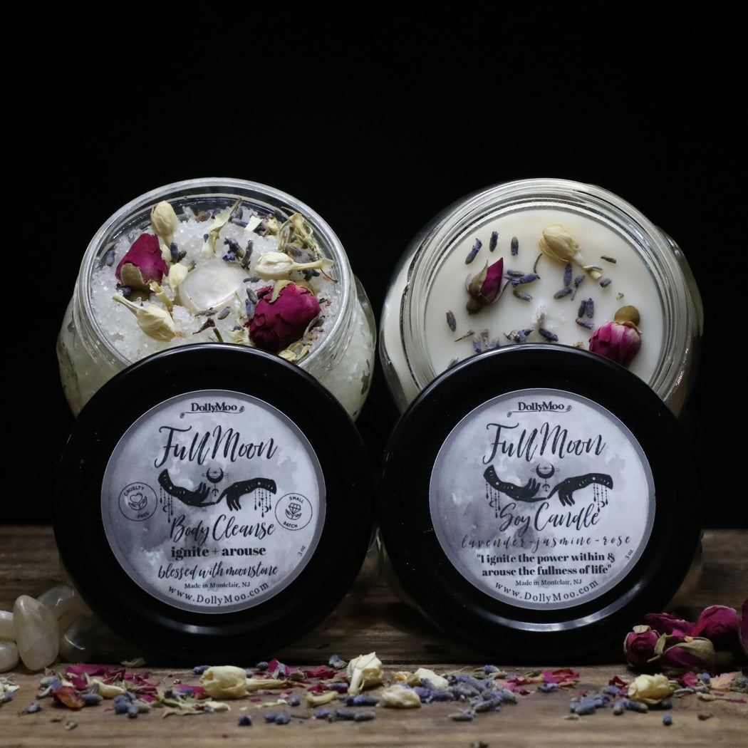 Full Moon Cleanse & Candle NEXT FULL MOON: September 29h, 2023
