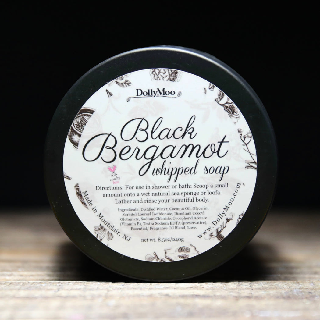 Black Bergamot Whipped Soap